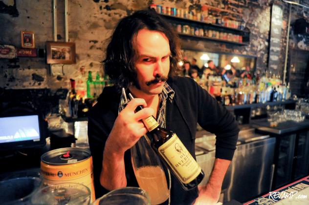 American Ice Co. Bar Manager Patrick Owens discusses the finer points of mixology.
